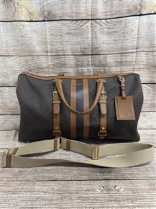 Michael Kors Bedford Travel Extra-Large Logo Stripe Weekender Bag Brand New  | Pawn Central | Portland | OR